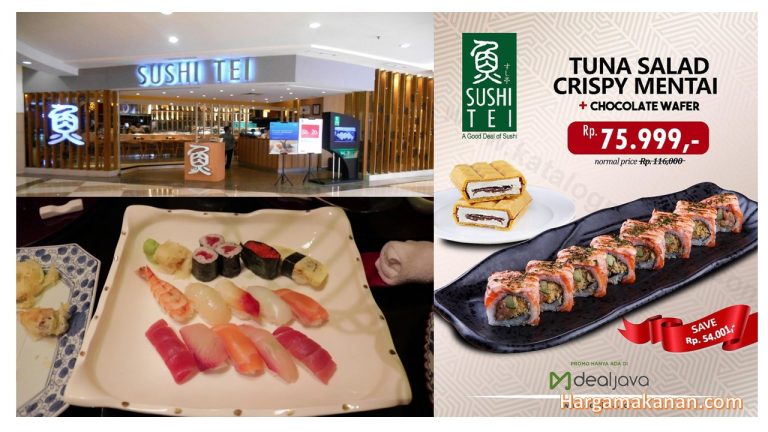 √ Daftar Harga Menu Sushi Tei Surabaya Terbaru 2020